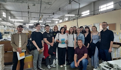 Студенты-издатели посетили с экскурсией типографию «Издат-Черноземье»