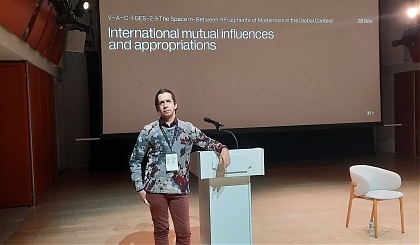 Проф. кафедры ИД А.А. Житенев - участник конференции "Пространство-между. Фрагменты модернизма в глобальном контексте"