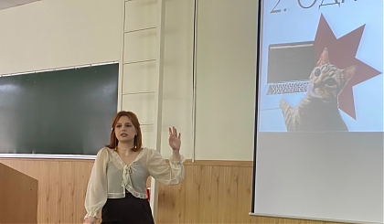 Состоялось первое занятие в Школе юного искусствоведа